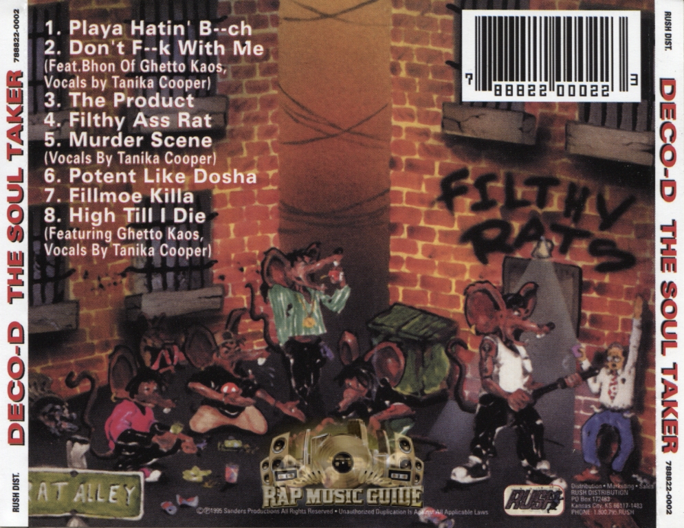 Deco-D - The Soul Taker: Re-Release. CD | Rap Music Guide